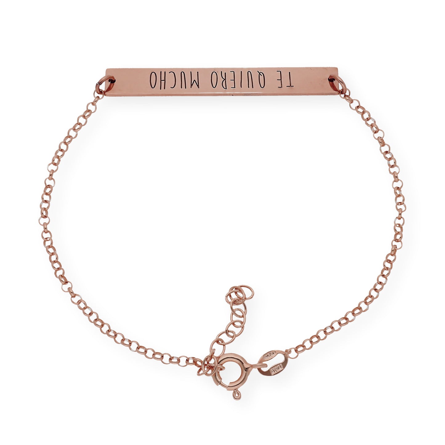 Pulsera Frase Xenia en Plata 925