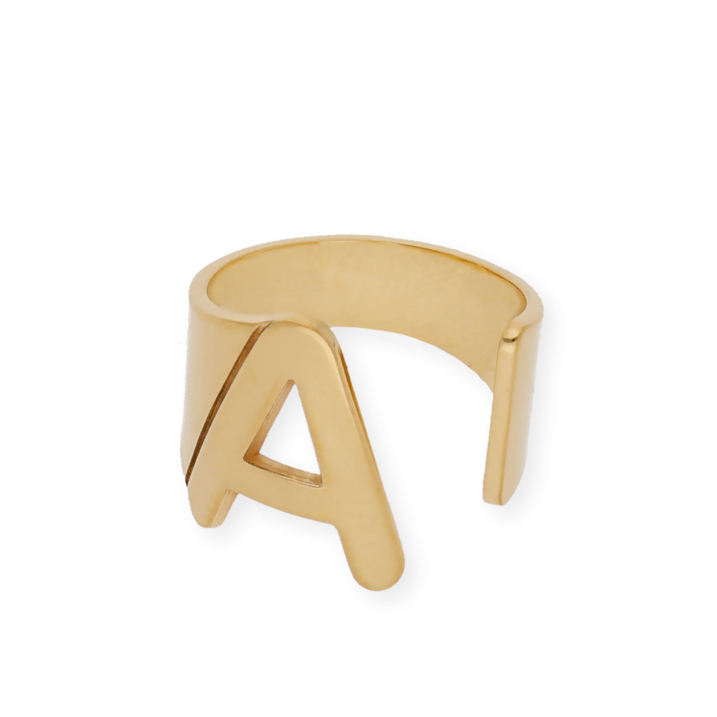Anillo Inicial Adriana en Plata 925 con Baño de Oro 18k