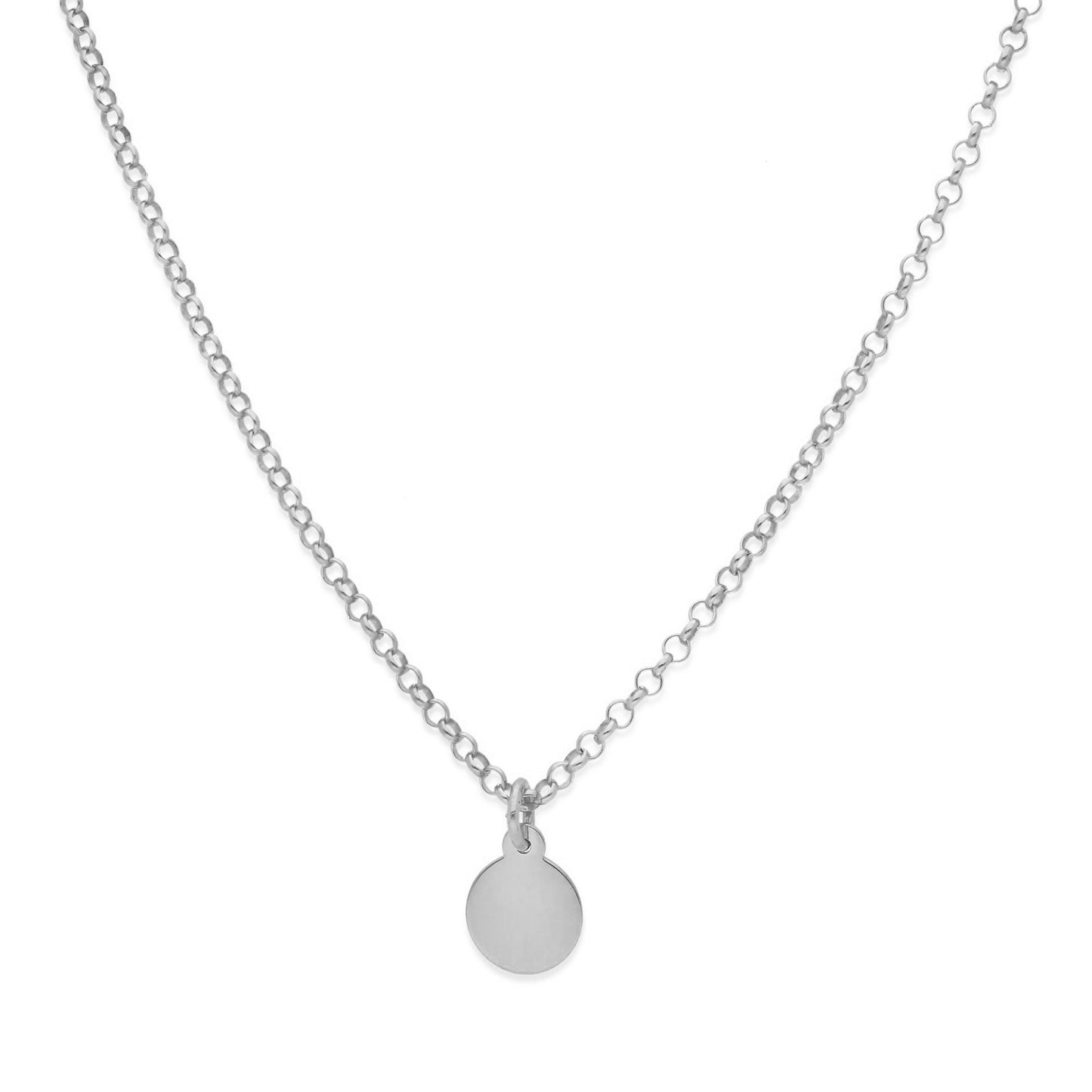 Collar Temis Cruz Esmalte con inicial en Plata 925