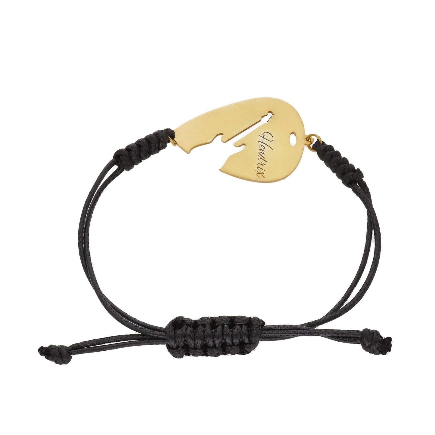 Pulsera Púa Guitarra Eléctrica en Plata de Ley 925 y baño Oro 18k