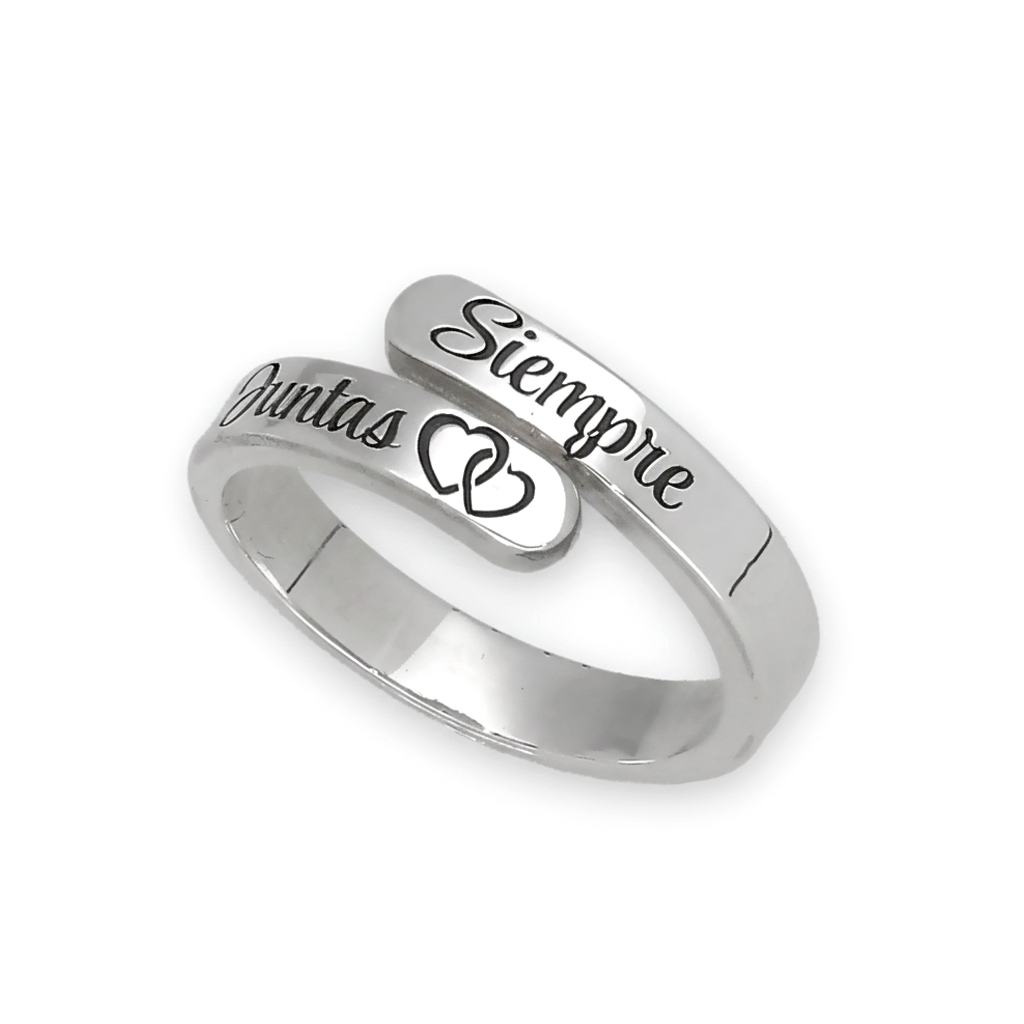 Anillo Siempre Juntas en Plata de Ley 925