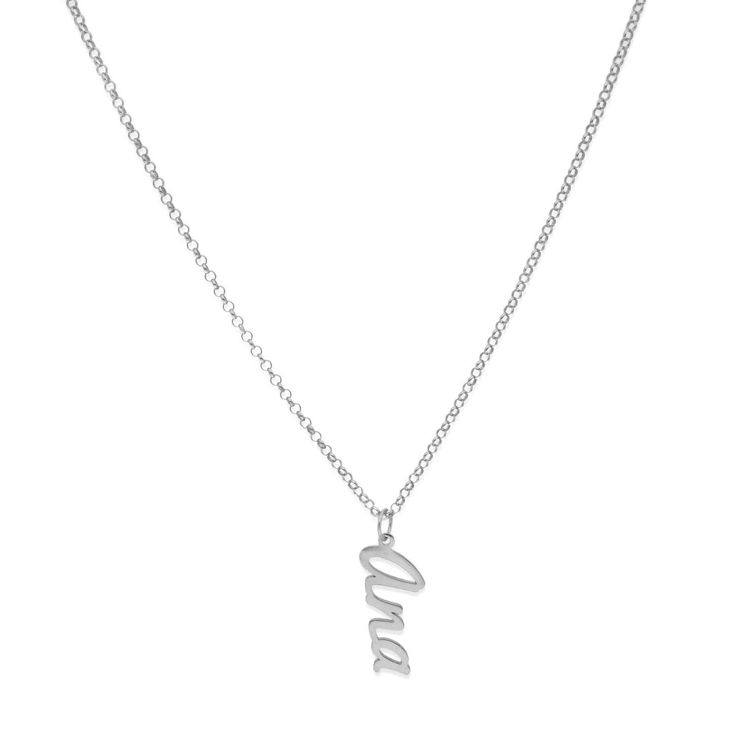 Colgante Delia Nombre en Plata de Ley 925
