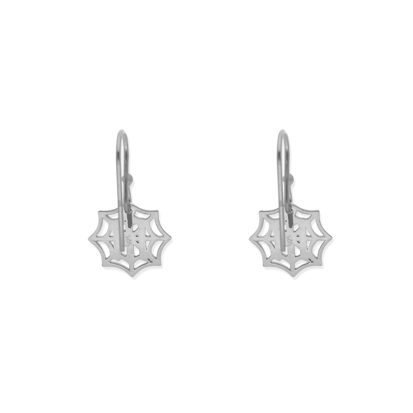 Pendiente Inicial Telaraña en Plata de Ley 925