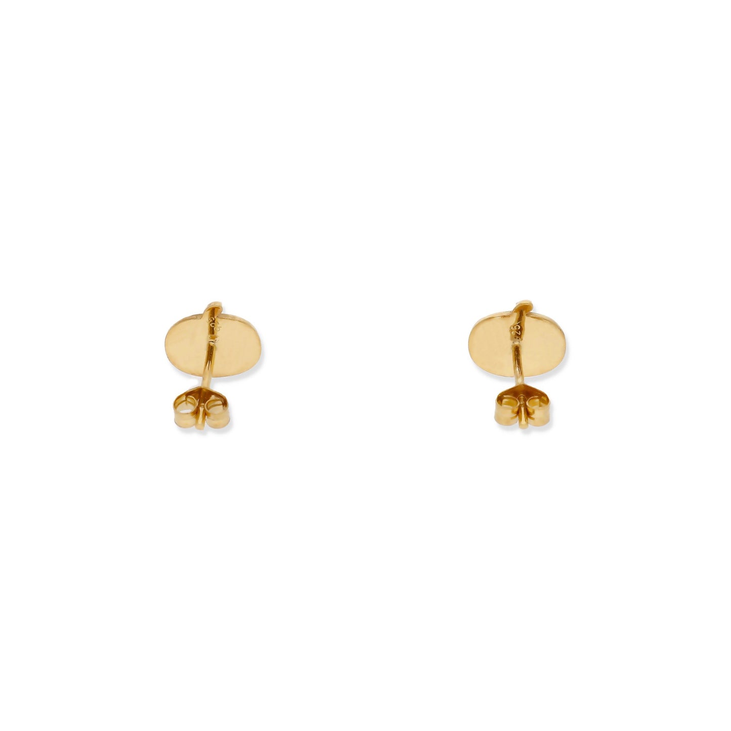 Pendientes Calabaza Halloween en Plata de Ley 925 y baño Oro 18k