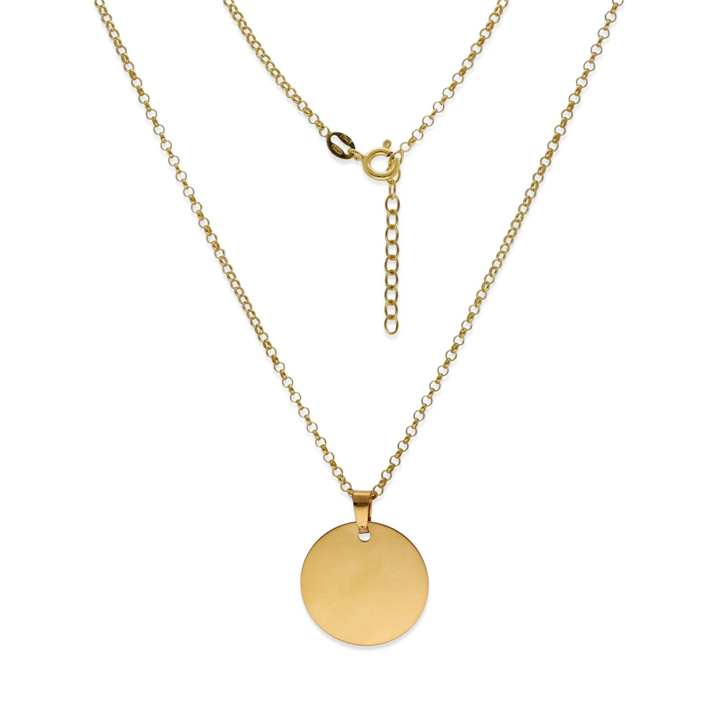 Colgante "Un Trocito de Cielo" en Plata de Ley 925 y Baño Oro 18k