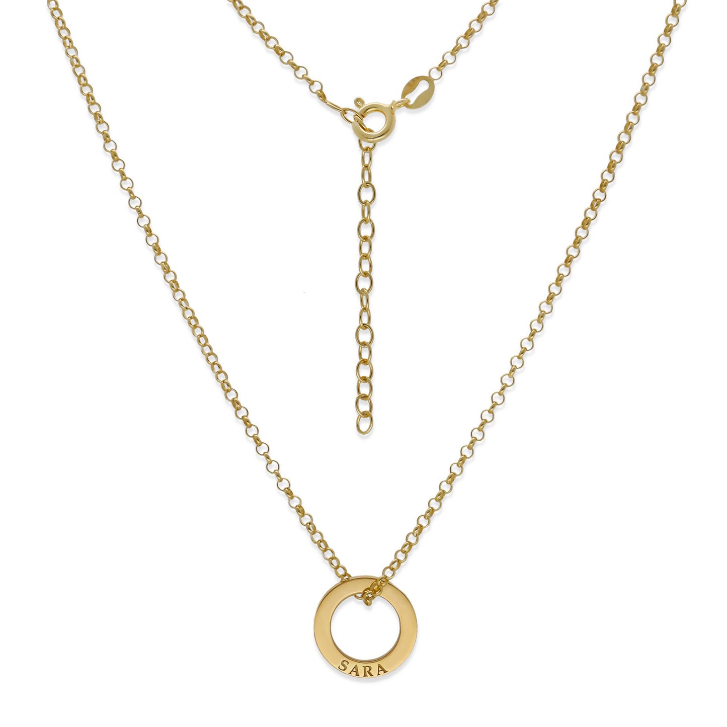 Colgante Salma Aros en Plata de Ley 925 y Baño Oro 18k