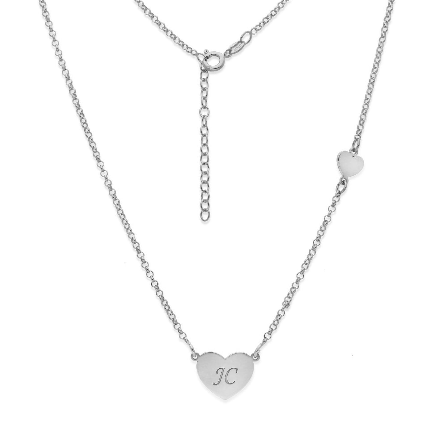 Colgante Aine Corazón en Plata de Ley 925 y baño Oro 18k