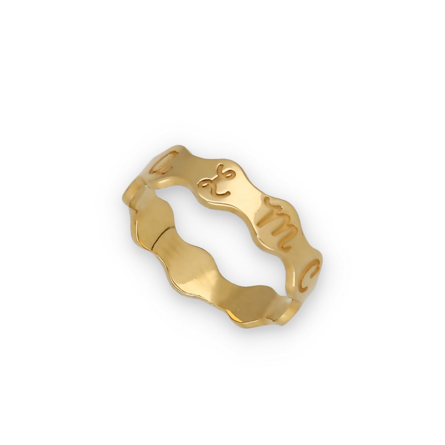 Anillo Mattia en Plata de Ley 925 y baño Oro 18k