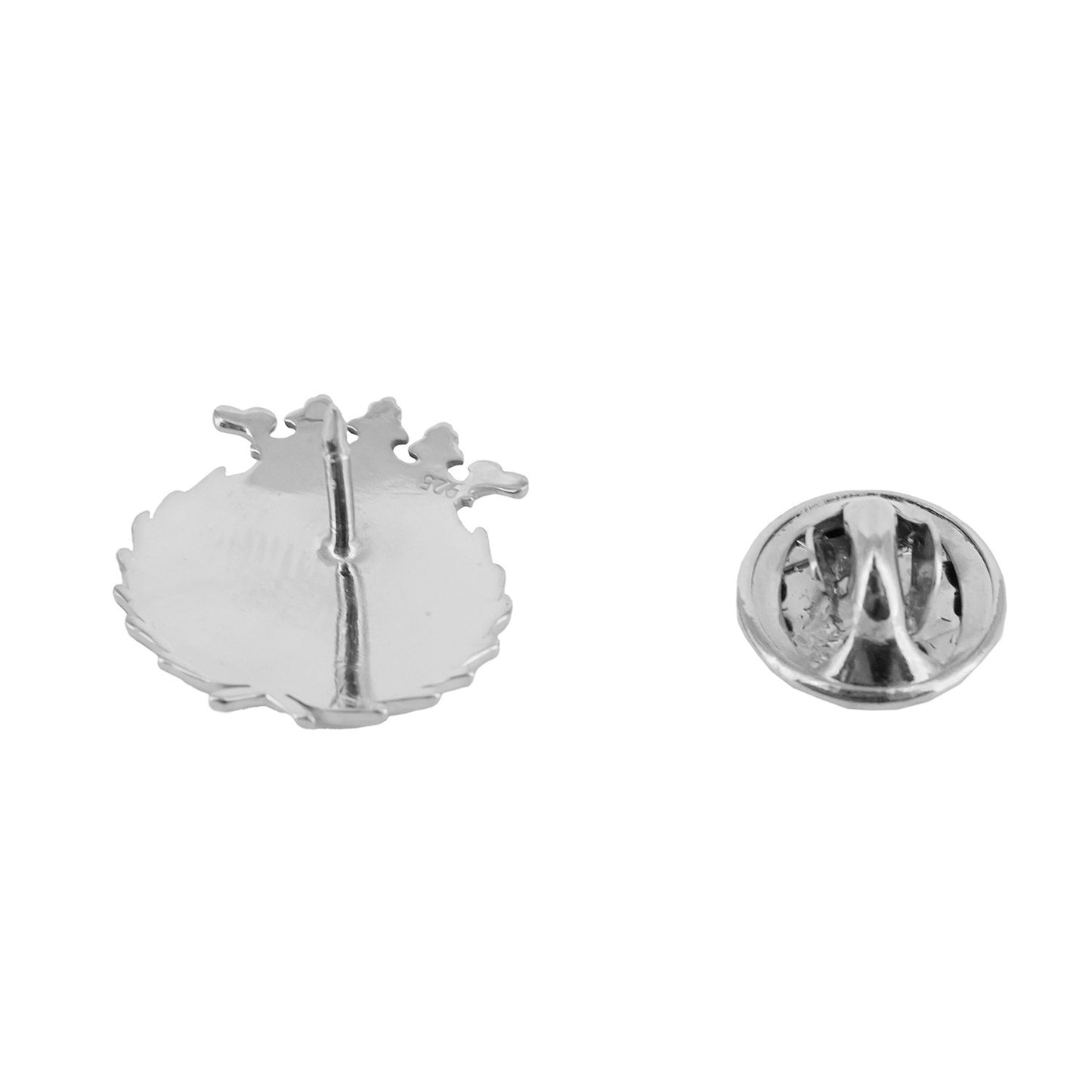 Pin Insignia Profesional de Biotecnología en Plata de Ley 925