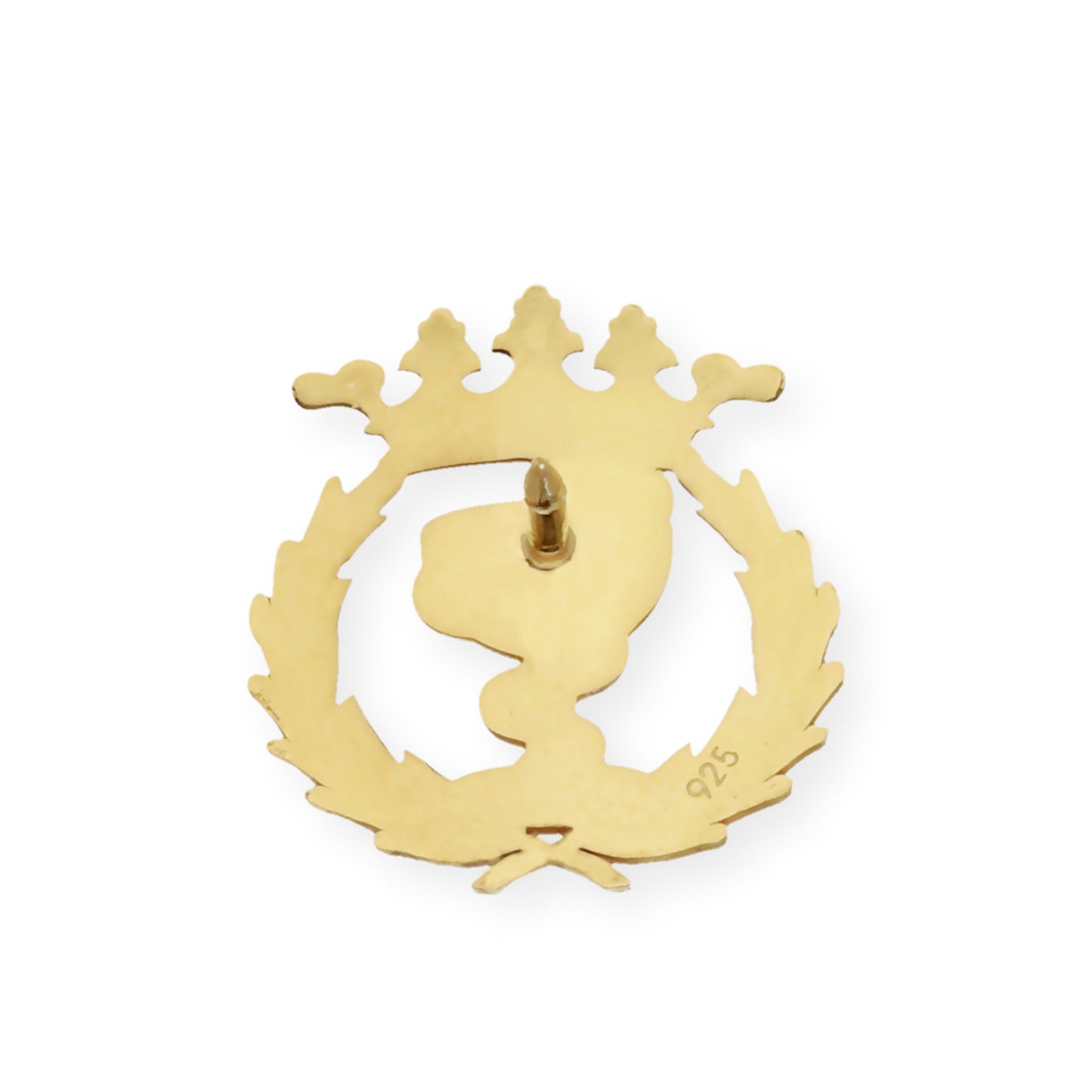 Pin Insignia Profesional de Farmacia en Plata de Ley 925 Bañada en Oro de 18K