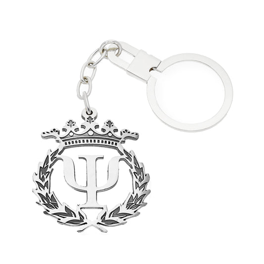 Llavero Insignia de Psicología en Plata de Ley 925