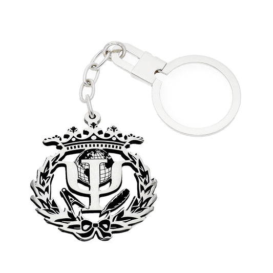 Llavero Insignia de Psicopedagogía en Plata de Ley 925