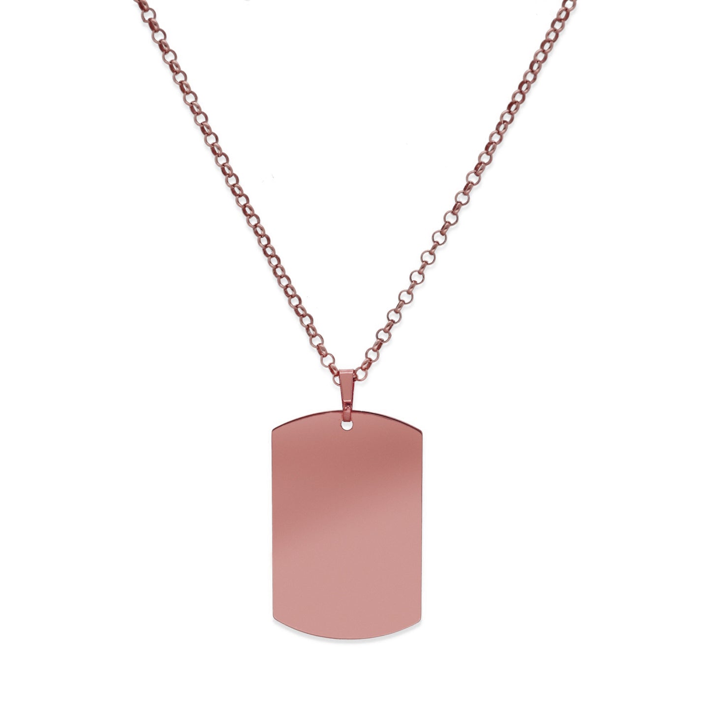 Colgante Marius en Plata de Ley 925 y baño Oro rosa 18k