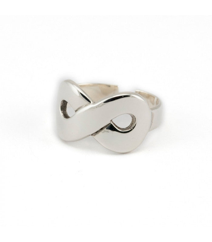 Anillo Un Infinito Plata 925 Personalizable