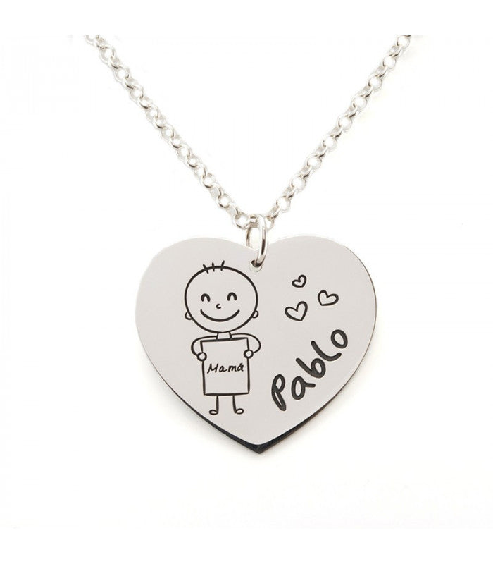 Colgante Te regalo mi corazón Mamá
