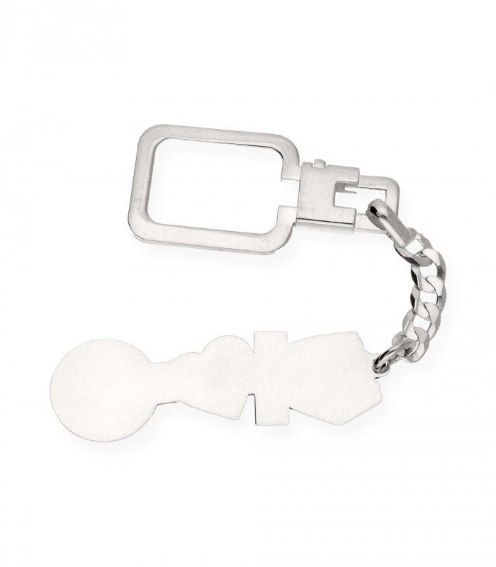 Llavero de Plata 925 El Mejor Profe