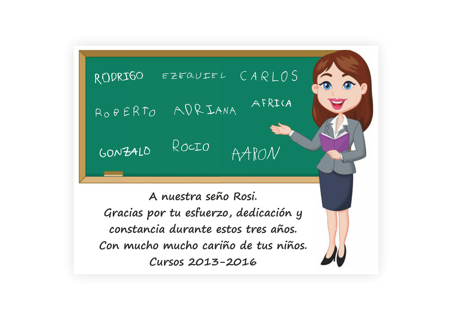 Diseño para profesora
