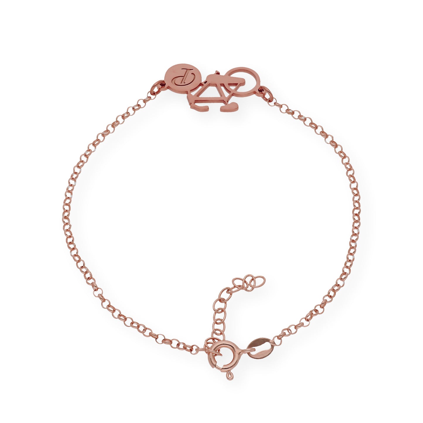 Pulsera Bicicleta Inicial en Plata 925