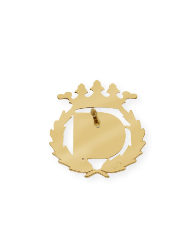 Pin Insignia Profesional de Diseño Industrial en Plata de Ley 925 Bañada en Oro de 18K