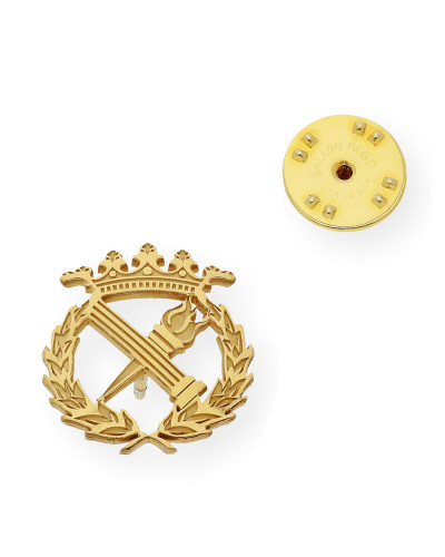 Pin Insignia Profesional de Filosofía en Oro de Ley 18K