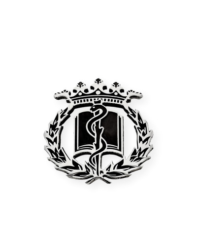 Pin Insignia Profesional de Medicina en Plata de Ley 925