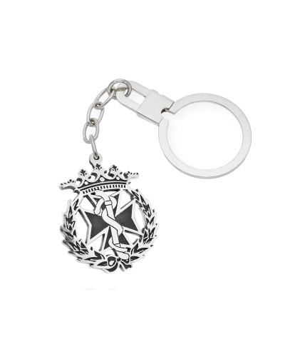Llavero Insignia de Odontología en Plata de Ley 925
