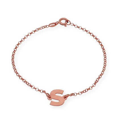 Pulsera Inicial Alison en Plata 925