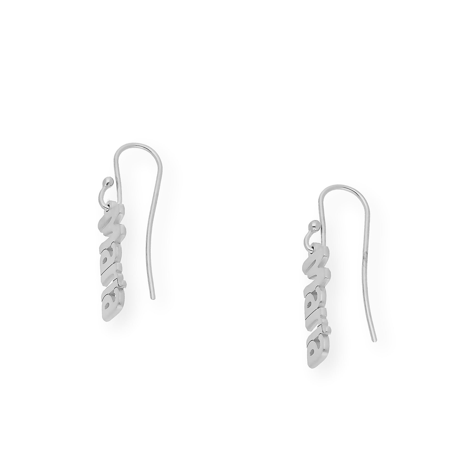 Pendientes Eloise Nombre Personalizado en Plata 925