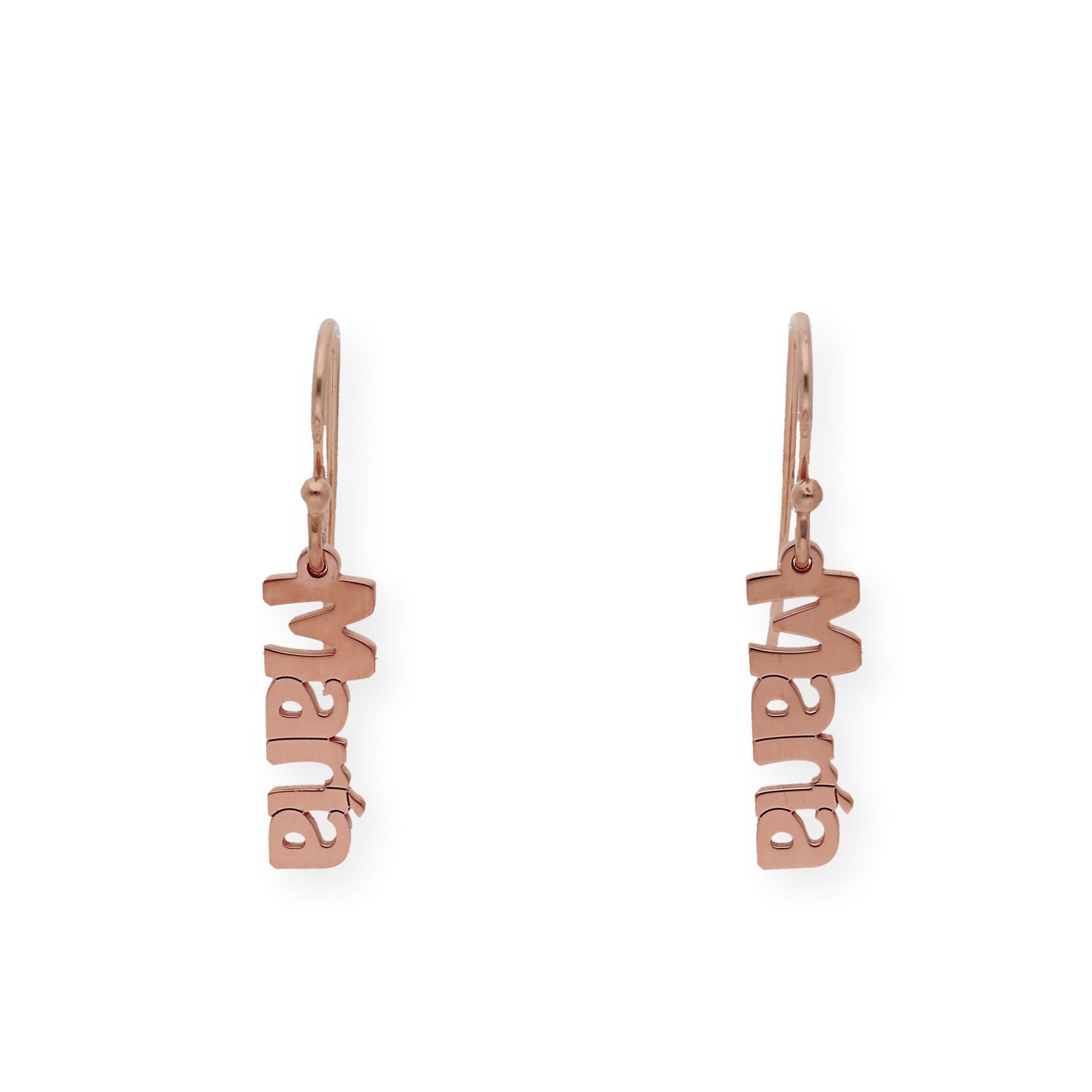 Pendientes Eloise Nombre Personalizado en Plata 925