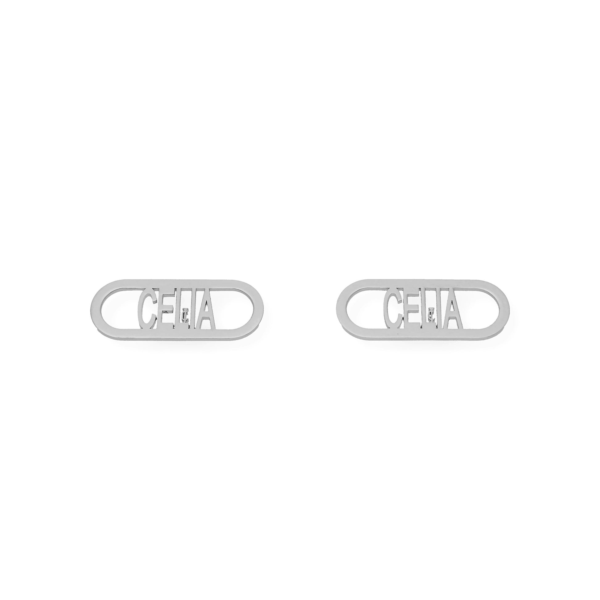 Pasadores para Zapatillas Personalizables en Plata de ley 925 con Baño de Oro 18k