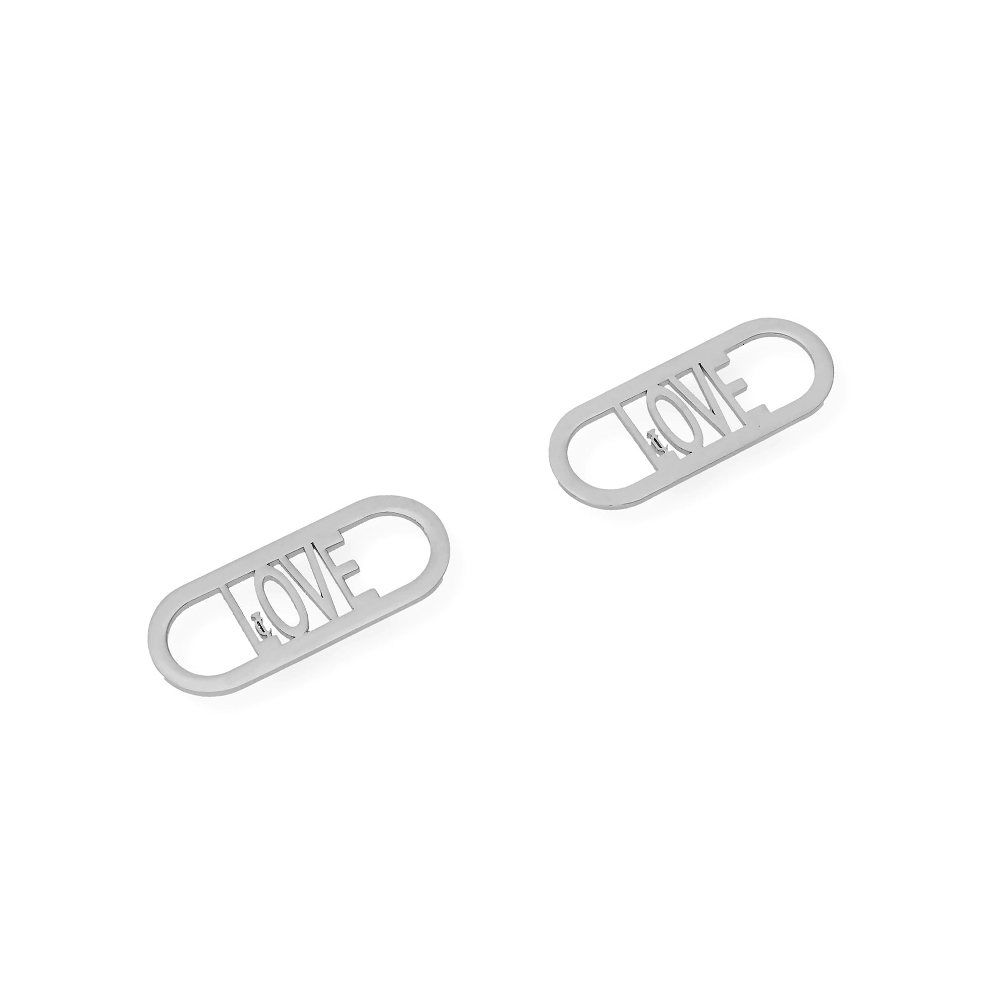 Pasadores para Zapatillas Personalizables en Plata de ley 925 con Baño de Oro Rosa 18k