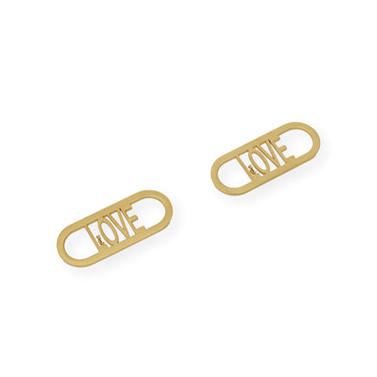 Pasadores para Zapatillas Personalizables en Plata de ley 925 con Baño de Oro Rosa 18k