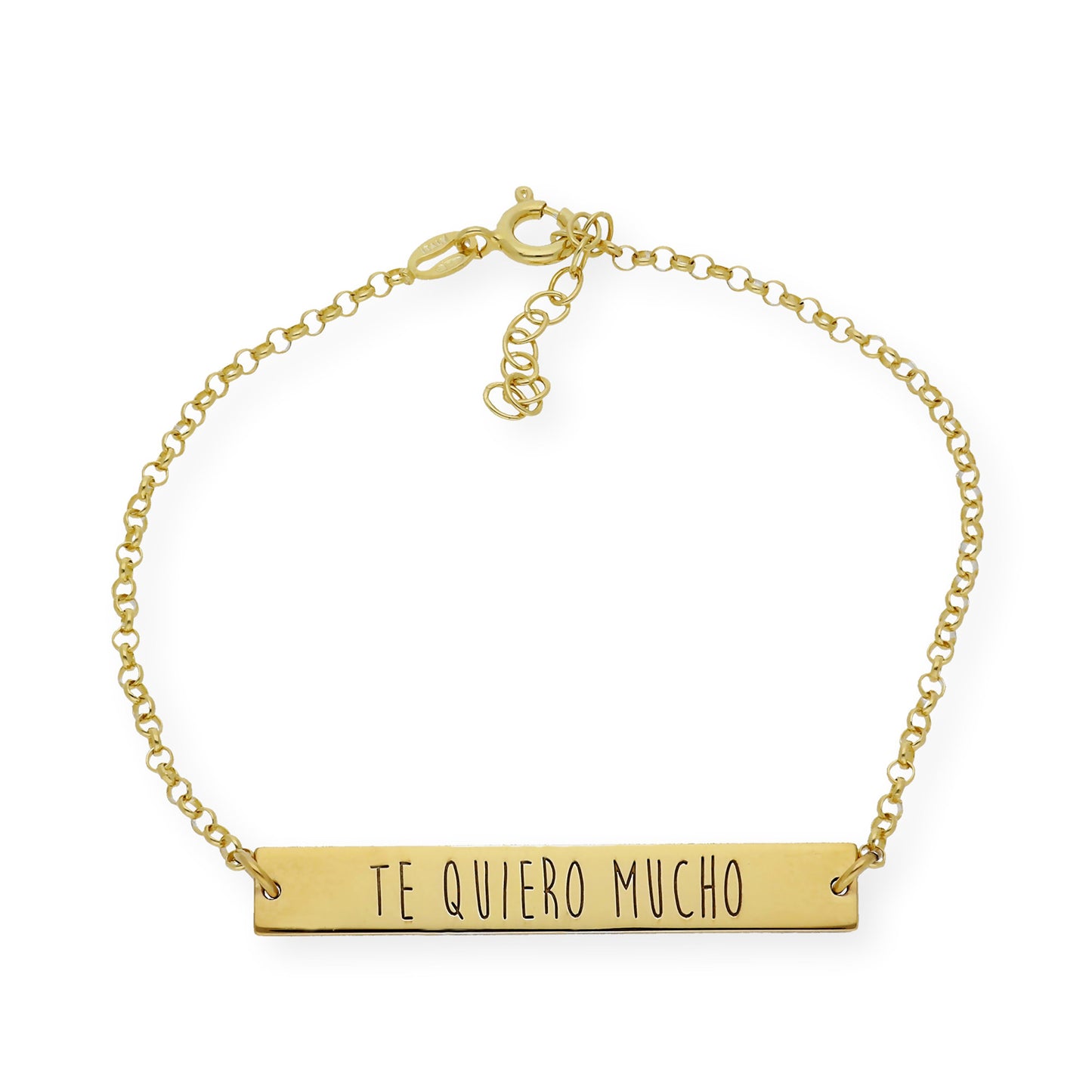 Pulsera Frase Xenia en Plata 925