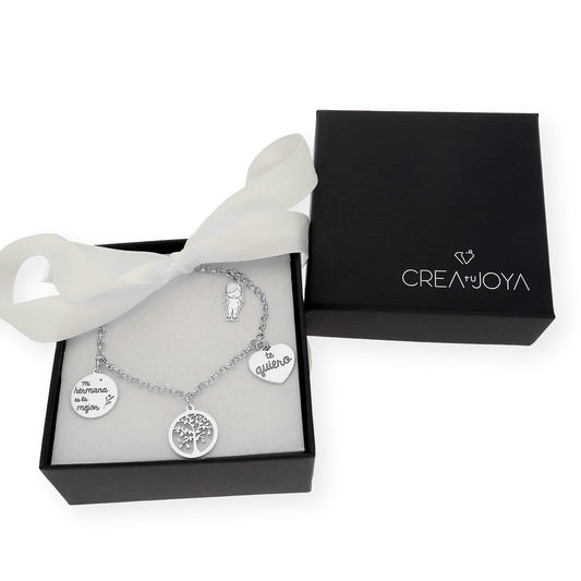 Pulsera Sister Love en Plata 925