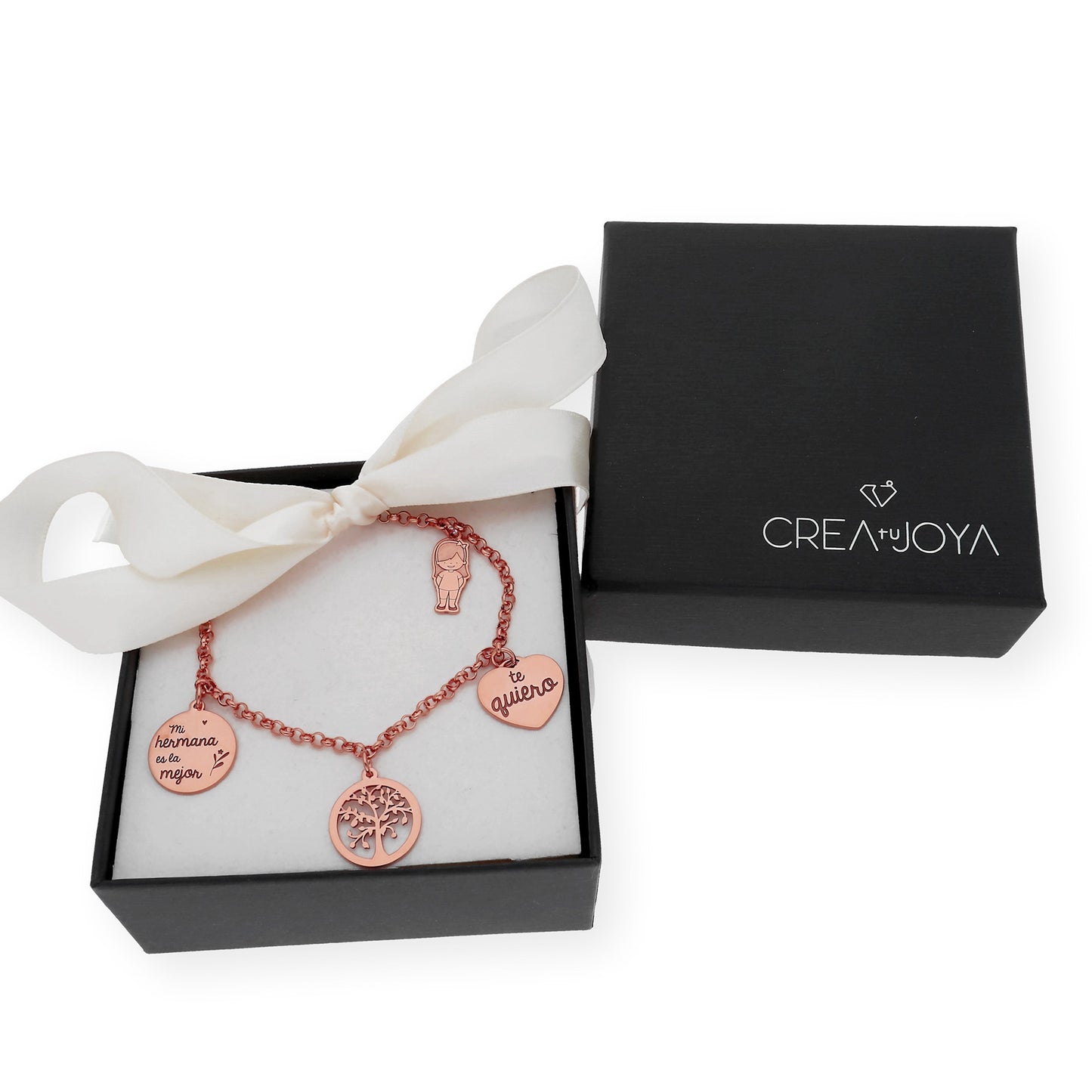 Pulsera Sister Love en Plata 925 y Baño de Oro 18k