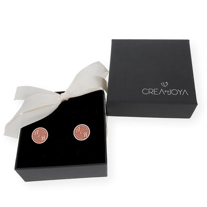 Gemelos Jack con Iniciales en Plata 925 con Baño de Oro 18k