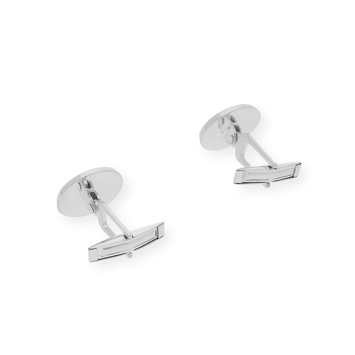 Gemelos Jack con Iniciales en Plata 925 con Baño de Oro 18k