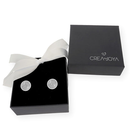 Gemelos Jack con Iniciales en Plata 925 con Baño de Oro 18k