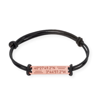 Pulsera Tu Destino en Plata 925 con Baño de Oro Rosa 18k