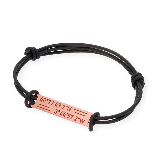 Pulsera Tu Destino en Plata 925 con Baño de Oro Rosa 18k