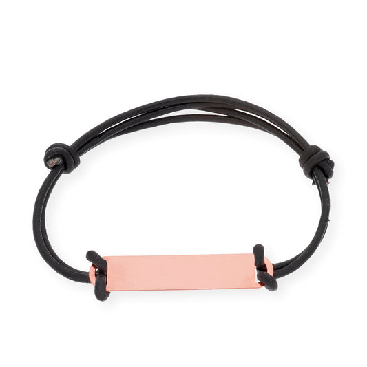 Pulsera Tu Destino en Plata 925 con Baño de Oro Rosa 18k