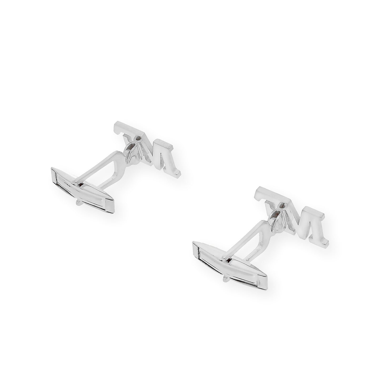 Gemelos Klopp con Iniciales en Plata 925