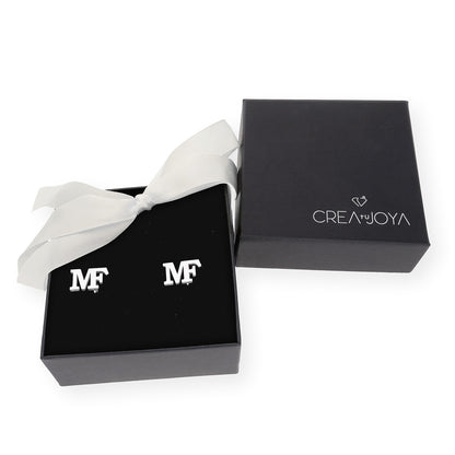 Gemelos Klopp con Iniciales en Plata 925 con Baño de Oro 18k