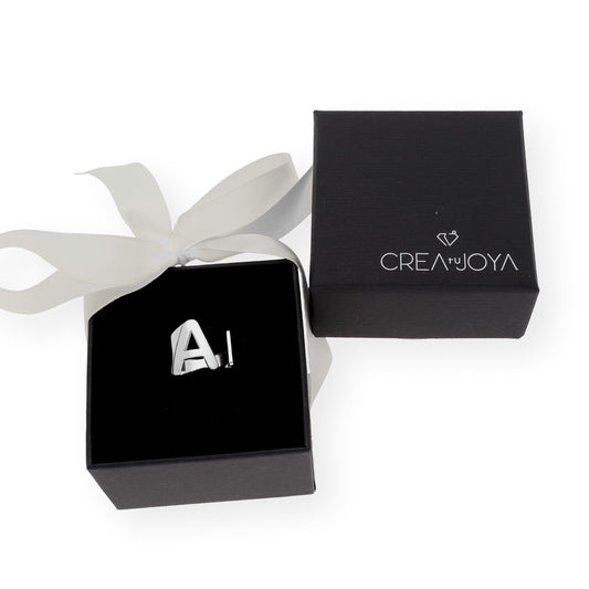 Anillo Inicial Adriana en Plata 925