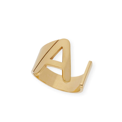 Anillo Inicial Adriana en Plata 925 con Baño de Oro Rosa 18k