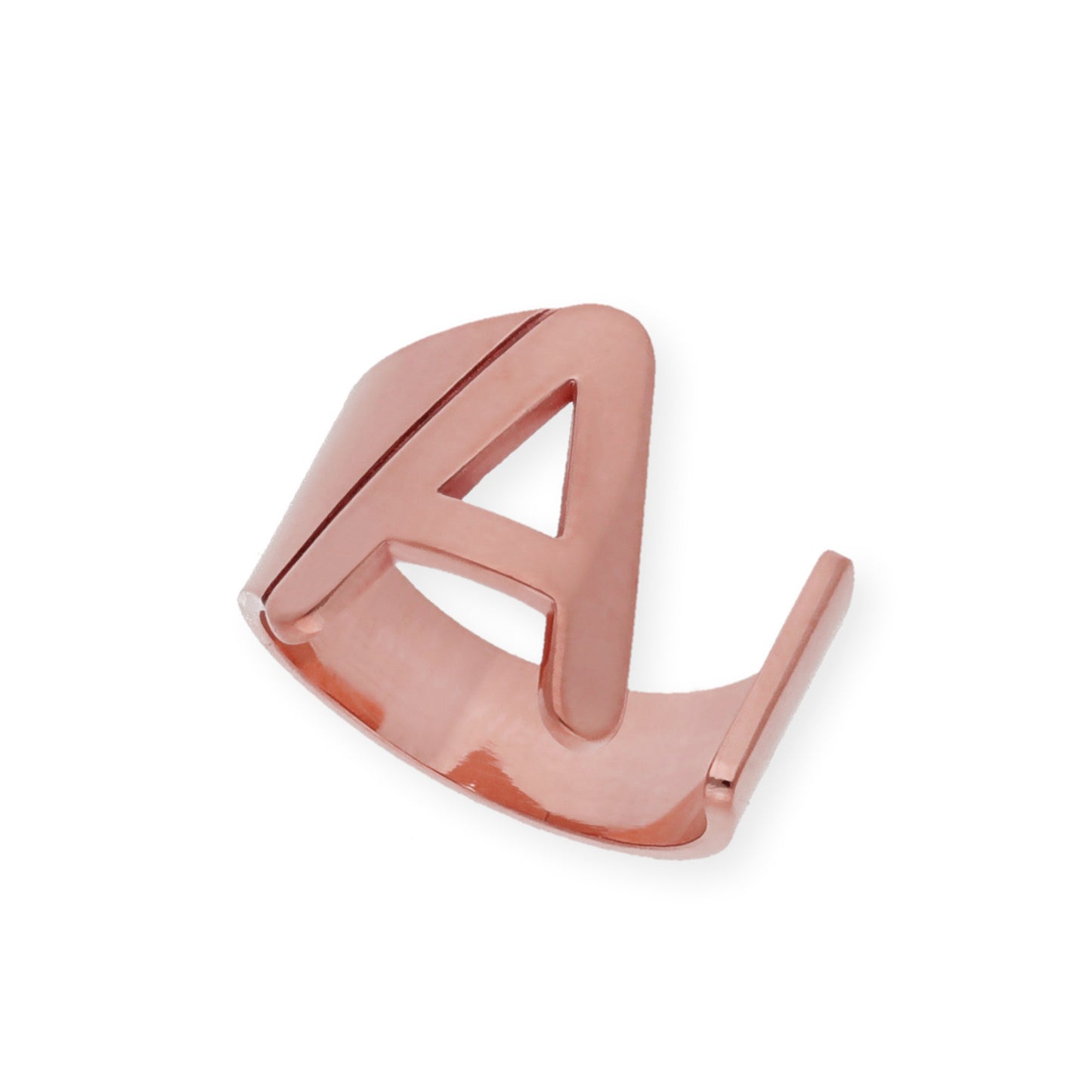 Anillo Inicial Adriana en Plata 925 con Baño de Oro Rosa 18k