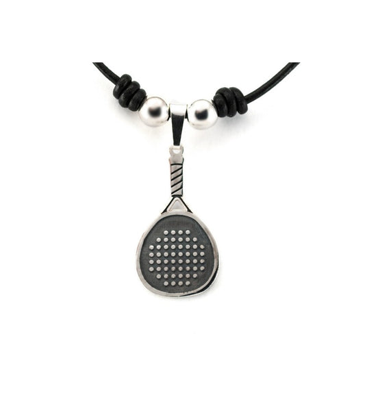 Colgante Pala de Pádel en Plata de ley 925