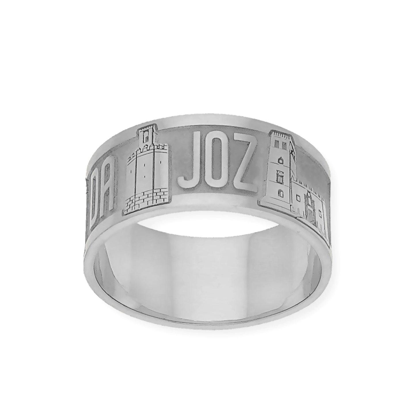 Anillo "Mi Ciudad" en Plata 925 y Baño de Oro 18k