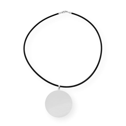 Colgante Redondo con Nombres en Plata 925