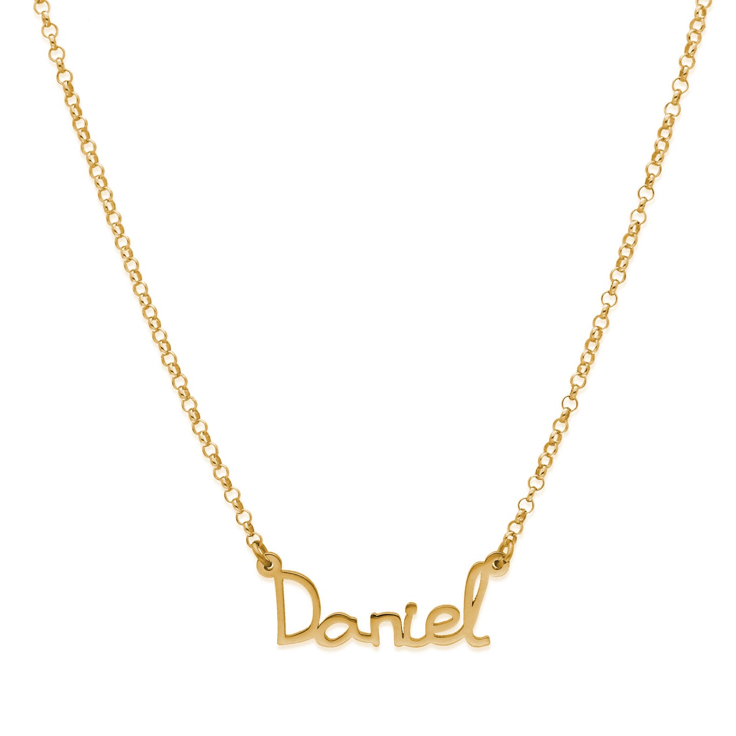 Colgante Nombre Manuscrito Personalizado Plata 925